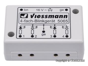 Viessmann 5065 Vierfach-Blinkelektronik für Andreaskreuze