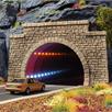 Viessmann 5097 Straßentunnel klassisch mit LED Spiegeleffekt und Tiefenwirkung - H0 | Bild 3