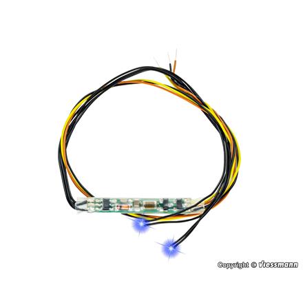Viessmann 5271 Mini-LED blau 2 Stück mit Mikro-Blinkelektronik