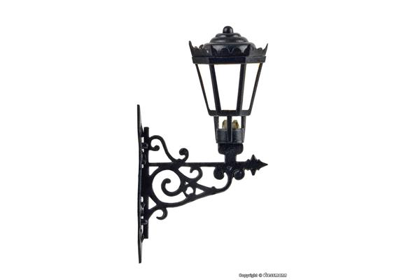 Viessmann 6074 Wandlaterne, LED warmweiß - H0 (1:87)