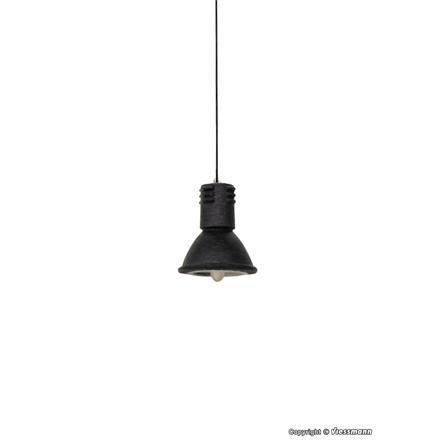 Viessmann 6086 Hängende Industrieleuchte, LED warmweiss - H0 (1:87)