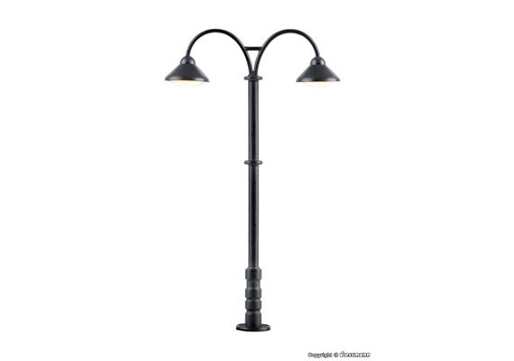 Viessmann 6109 Bahnsteigleuchte Baden-Baden, doppelt, 2 LEDs warmweiß - H0 (1:87) | Bild 1
