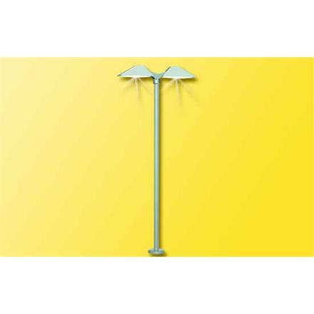 Viessmann 6484 moderne Bahnsteugleuchte doppelt mit LED N