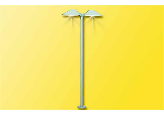 Viessmann 6484 moderne Bahnsteugleuchte doppelt mit LED N