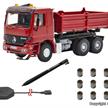 Viessmann 8001 CarMotion Basis Startset, MB ACTROS Muldenkipper rot mit Rundumleuchten, H0 | Bild 1