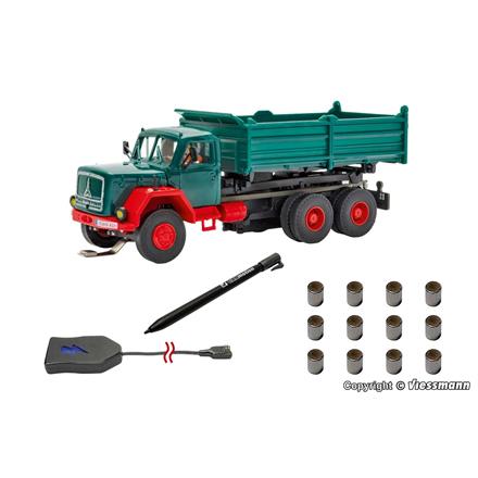 Viessmann 8002 CarMotion Basis Startset, MAGIRUS DEUTZ 3-achs Muldenkipper - H0 (1:87)