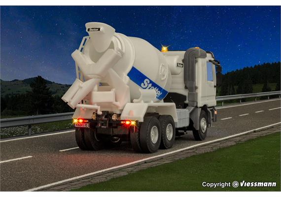 Viessmann 8031 MB ACTROS 3-achs Betonmischer mit Rundumleuchten - H0 (1:87) | Bild 5