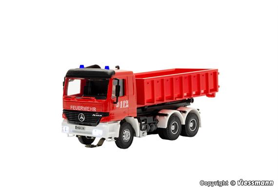 Viessmann 8050 Feuerwehr MB ACTROS 3-achs, Rundumleuchten, Basis, Funktionsmodell - H0 | Bild 1