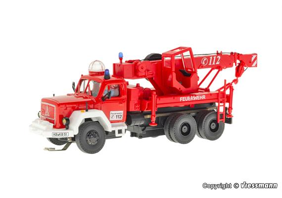 Viessmann 8051 Feuerwehr MAGIRUS DEUTZ 3-achs Bergekran - H0 (1:87) | Bild 1