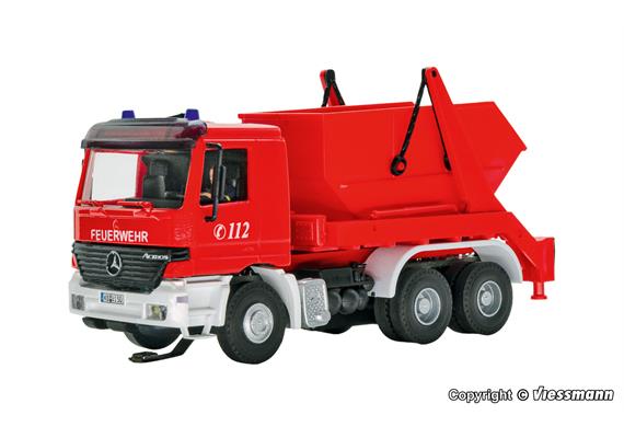 Viessmann 8053 Feuerwehr MB ACTROS 3-achs Absetzkipper - H0 (1:87) | Bild 1