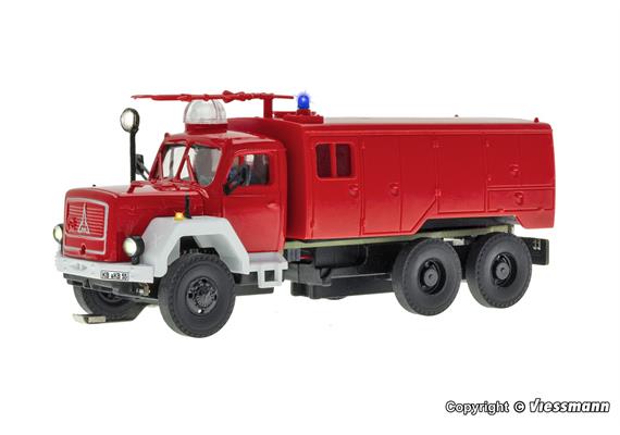 Viessmann 8055 Feuerwehr MAGIRUS JUPITER FlKfz 3800/400 3-achs mit Rundumleuchte - H0 | Bild 1
