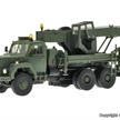 Viessmann 8061 MAGIRUS DEUTZ 3-achs Bergekran mit Rundumleuchte, Militär, Basis - H0 | Bild 1