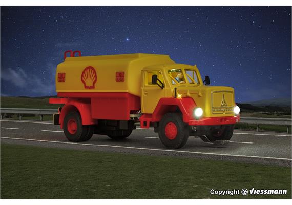 Viessmann 8131 MAGIRUS DEUTZ 2-achs Tankfahrzeug Shell, Funktionsmodell - H0 (1:87) | Bild 4