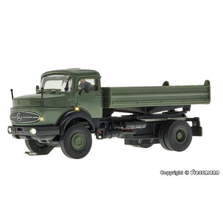 Viessmann 8161 MB Rundhauber 2-achs mit Kipp-Pritsche, Militär, Basis - H0