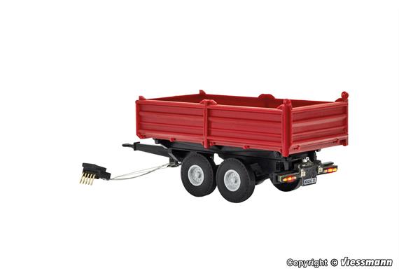 Viessmann 8214 Tandem Kipper, rot, Funktionsmodell - H0 (1:87) | Bild 1