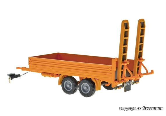 Viessmann 8217 Tandem Tieflader, kommunalorange, Funktionsmodell - H0 (1:87) | Bild 2