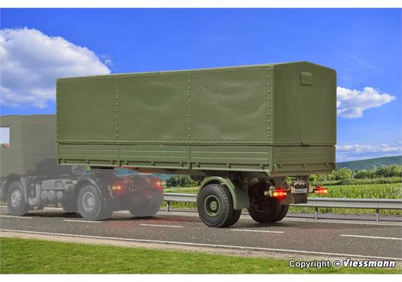 Viessmann 8221 1-achs Planensattelauflieger, Militär, Funktionsmodell - H0 (1:87) | Bild 3