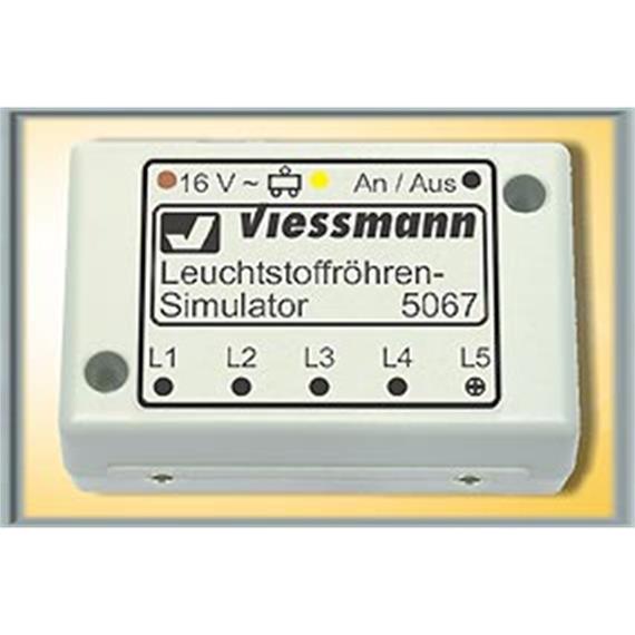 Viessmann 5067 Zündmodul für Leuchtstoffröhren-Simulator