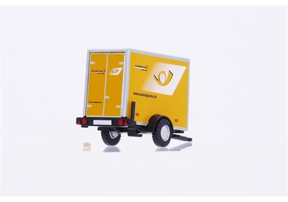 VK Modelle 04232 Einachsiger Postautoanhänger, romanisch - H0 (1:87) | Bild 2
