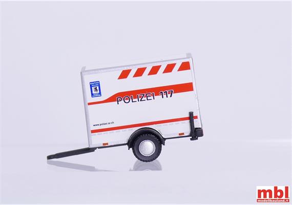 VK Modelle 04282 Einachsiger Anhänger Kantonspolizei AR, H0 | Bild 1