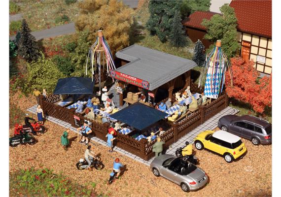 Vollmer 43784 Biergarten mit Zubehör - H0 (1:87)