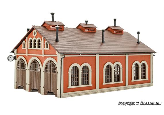 Vollmer 47609 Lokschuppen, dreiständig - N (1:160) | Bild 4