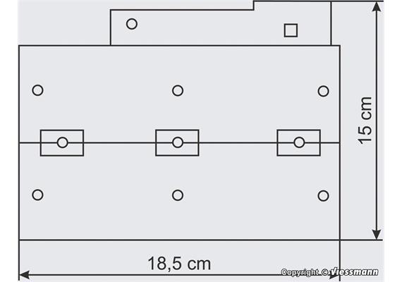 Vollmer 47609 Lokschuppen, dreiständig - N (1:160) | Bild 5