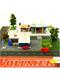 Vollmer Mc Donalds mit Mc Cafe und Tankstelle/Waschanlage - Ferigmodell 30 x 30 cm N