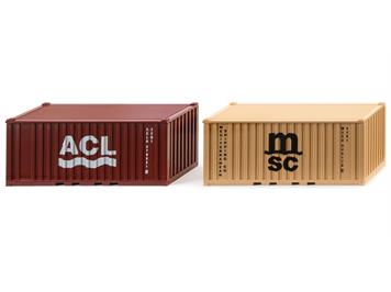 Wiking 001826 Zubehörpackung - 20' Container - H0 (1:87)
