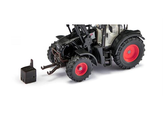 Wiking 036312 Claas Arion 640 mit Frontlader 150 - schwarz - H0 (1:87) | Bild 3