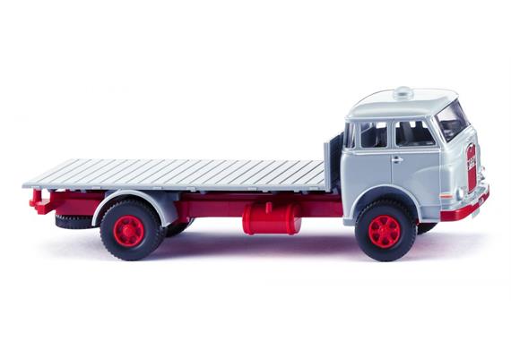 Wiking 041605 Flachpritschen-Lkw (MAN Pausbacke) - silbergrau - H0 (1:87)
