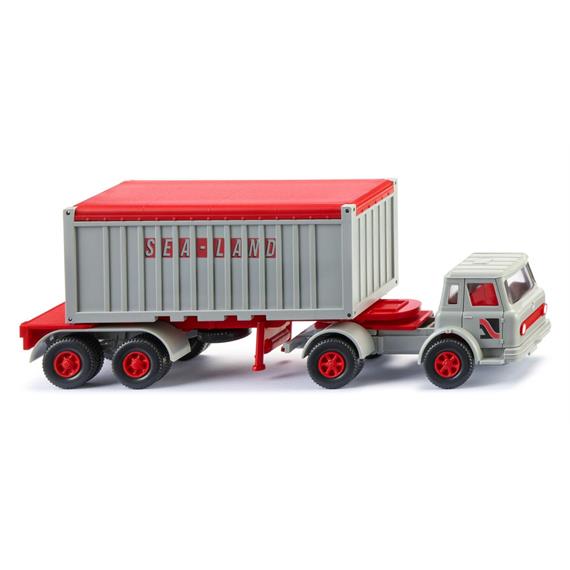 Wiking 052501 Containersattelzug 20' (Int. Harvester) "Sealand" - H0 (1:87)