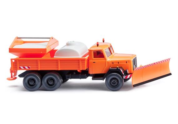 Wiking 064609 Kommunal Winterdienst - Pritschen-Lkw (Magirus) - H0 (1:87)