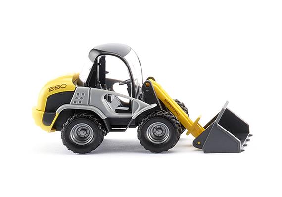 Wiking 065304 Radlader 280 Kramer, zinkgelb HO