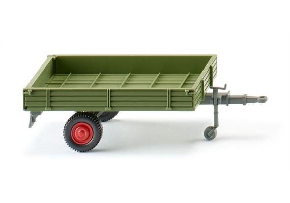 Wiking 088738 Fortuna Einachsanhänger - resedagrün, H0