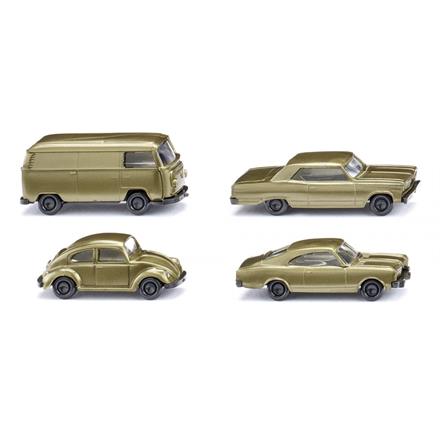 Wiking 091006 Drei Pkw und ein Kleinbus 50 Jahre N-Spur - N (1:160)