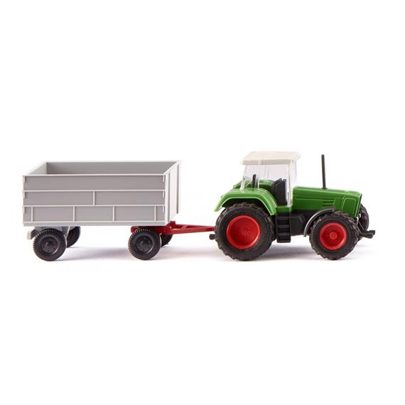 Wiking 096003 Fendt Favorit mit Anhänger - N (1:160)