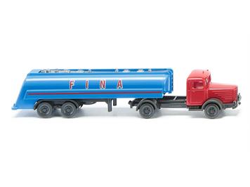 Wiking 098242 Tanksattelzug Büssing 8000 Fina - N (1:160)