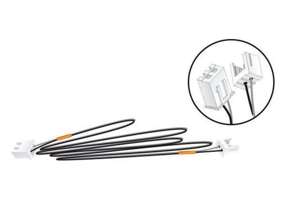 Woodland JP5761 Verlängerungskabel, Länge 120 cm, 2 Stück - H0, N, Z