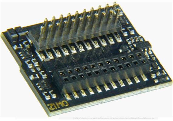 ZIMO ADAPLUMTC Plux22 zu 21mtc-P Sudexpress Eurdual Stadler - Platine