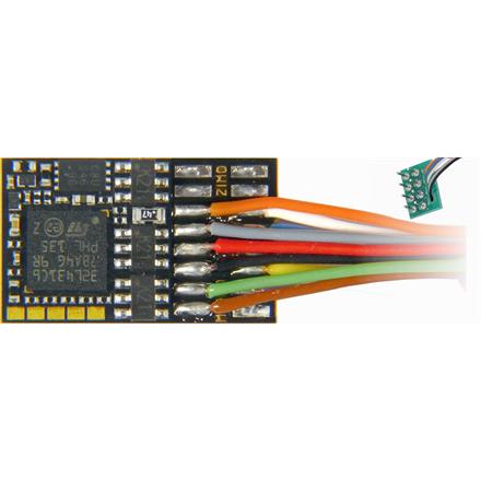 ZIMO MN300R H0-Decoder mit 8pol. Schnittstelle NEM652, 6 FU-Ausgänge, H0