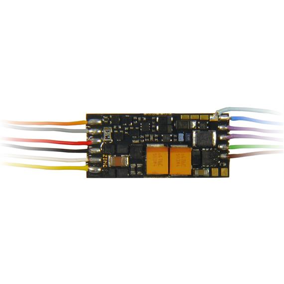 ZIMO MS490 Miniatur Sound-Decoder, 0.7A, 4 Fu-Ausgänge, 11 Anschlussdrähte