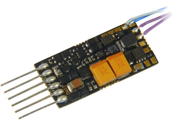 ZIMO MS490N Miniatur Sound-Decoder, 0.7A, 4 Fu-Ausgänge, 6pol. Direktschnittstelle | Bild 1