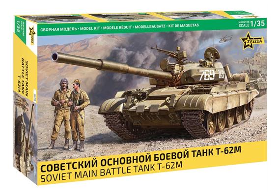 Zvezda 3679 Soviet Main Battle Tank T-62M - Massstab 1:35 | Bild 1