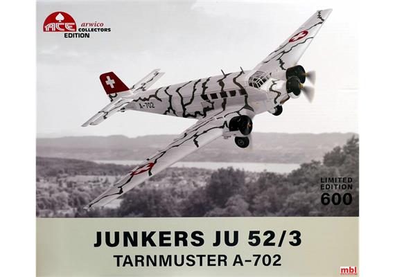 ACE 001559 Junkers JU 52/3 Tarnmuster A-702 | Bild 1