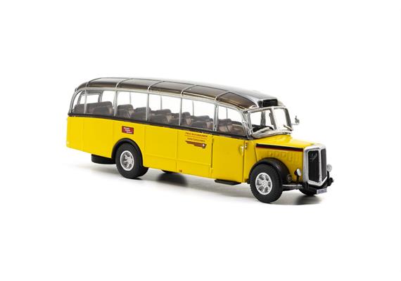 ACE 002011 Saurer L4C Alpenwagen IIIa PTT, Paul Nussbaumer, Ganterschwil SG - H0 (1:87) | Bild 3