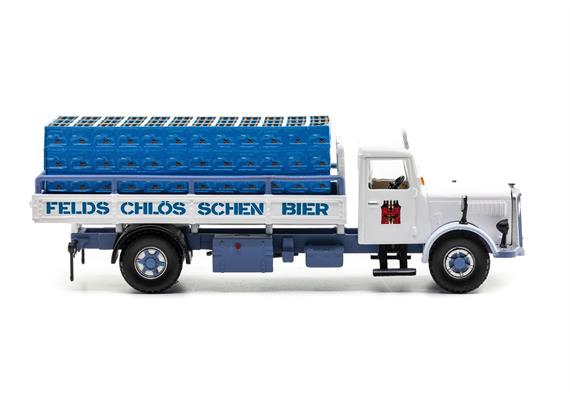 ACE 002369 Saurer S4C Pritsche Feldschlösschen - H0 (1:87) | Bild 4