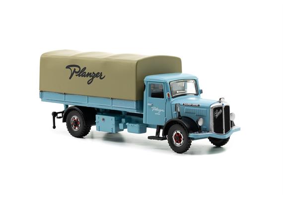 ACE 002373 Saurer S4C Pritsche-Plane Planzer Transporte - H0 (1:87) | Bild 3