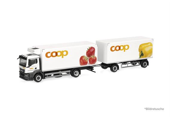 ACE 005124 MAN TGS Kühlkoffer Hängerzug "Coop" - H0 (1:87) | Bild 1