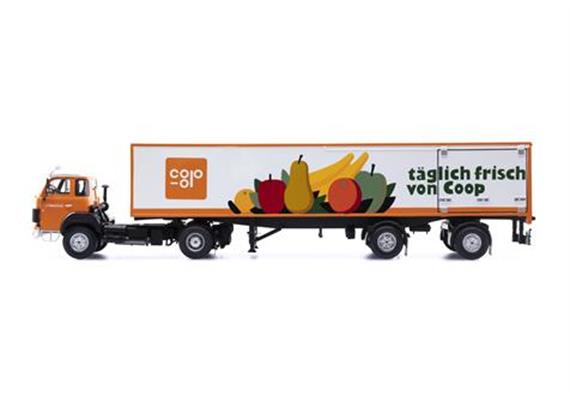 ACE 005527 Saurer D330B Frontlenker Sattelzug Coop - Massstab 1:43 | Bild 2